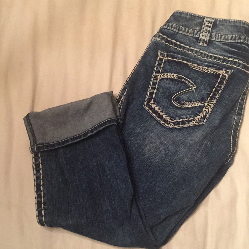 Silver Capris